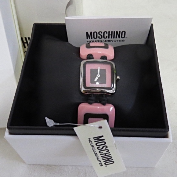 90s Moschino Hours & Minutes Watch and Desk Clock - “I Love 70” - Picture 2 of 5